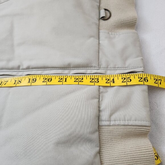 Levis Red Tab Puffer Vest Mens Medium Tan Mountain Outdoor Zip Down Feather - Picture 9 of 13